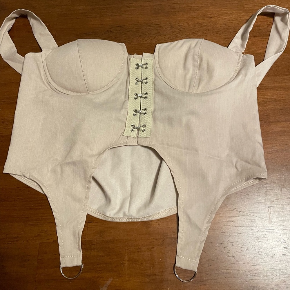 Gold Hinge Crop Shirt